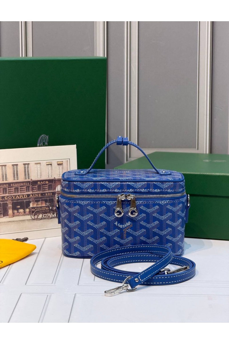 Designer Clothing Кожаная сумка Goyard Muse Mini Vanity ​premium 16,5x10,5x8 см