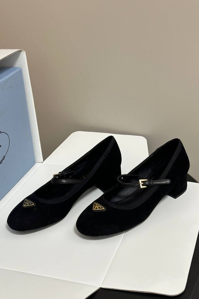 Prada Женские замшевые туфли premium
