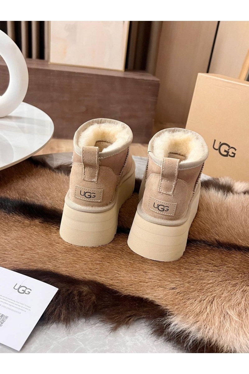 UGG Женские ботинки Classic Ultra Mini Platform - Beige