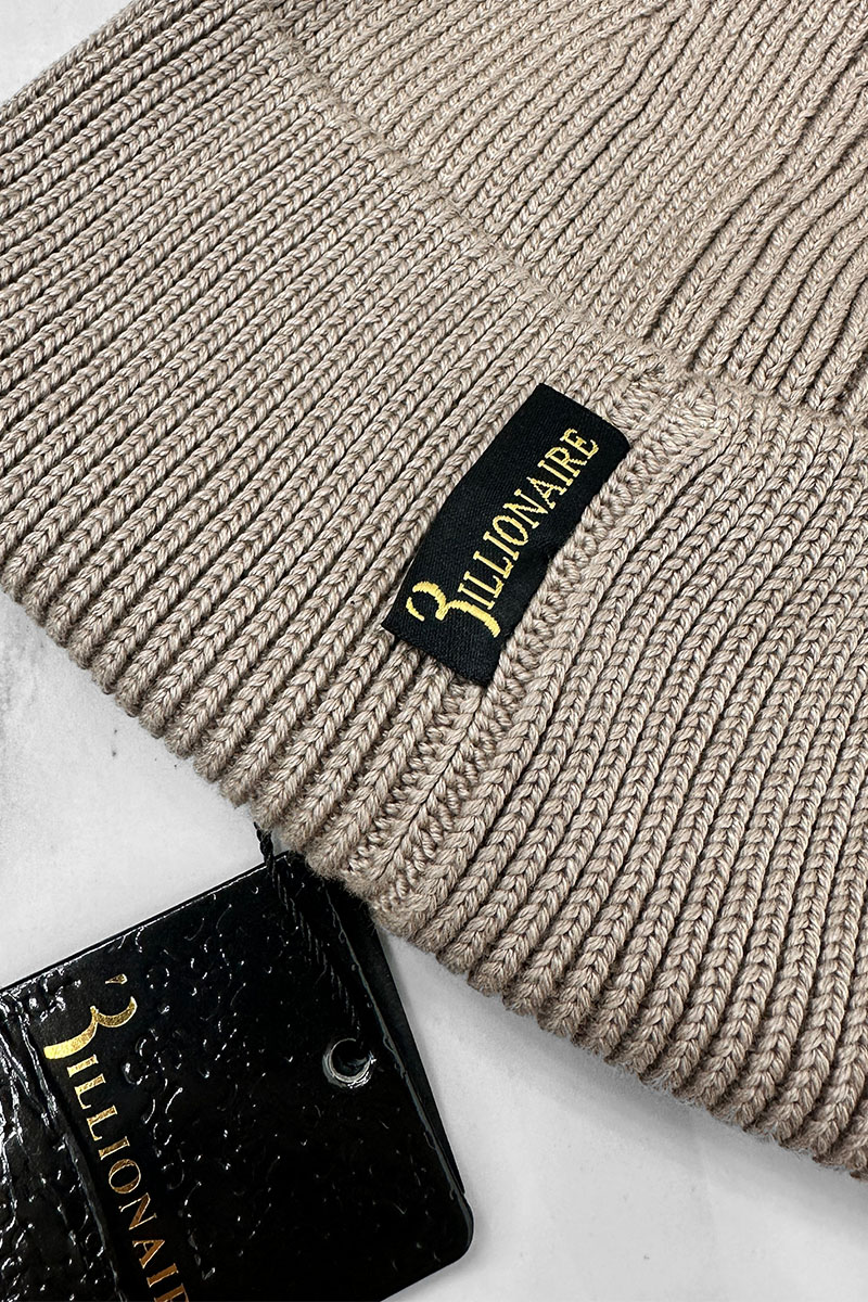Billionaire Шапка logo-embroidered - Beige