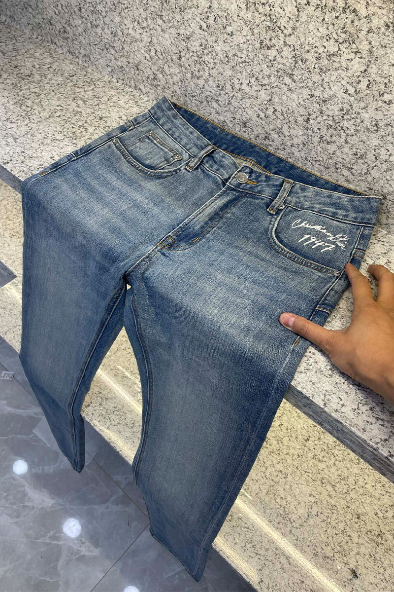 Dior Мужские светло-синие джинсы 