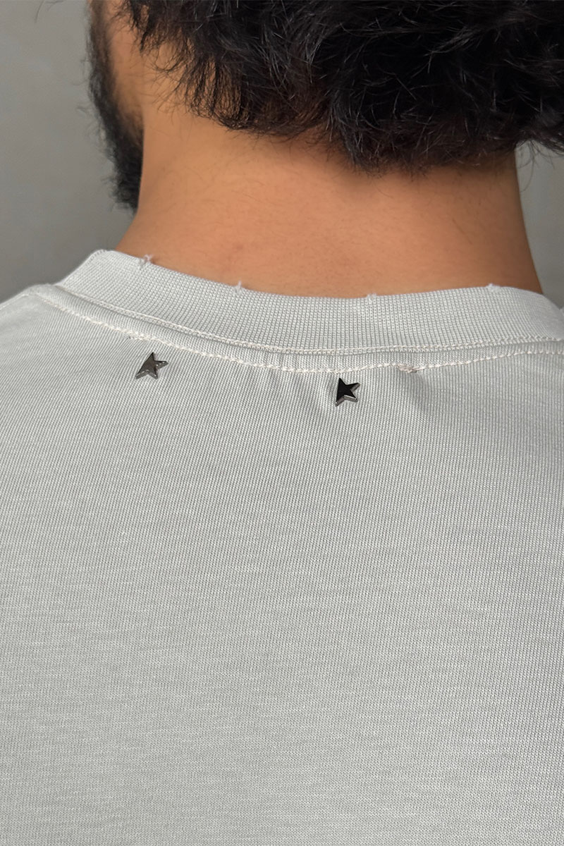 Designer Clothing Мужская серая футболка Golden Goose 