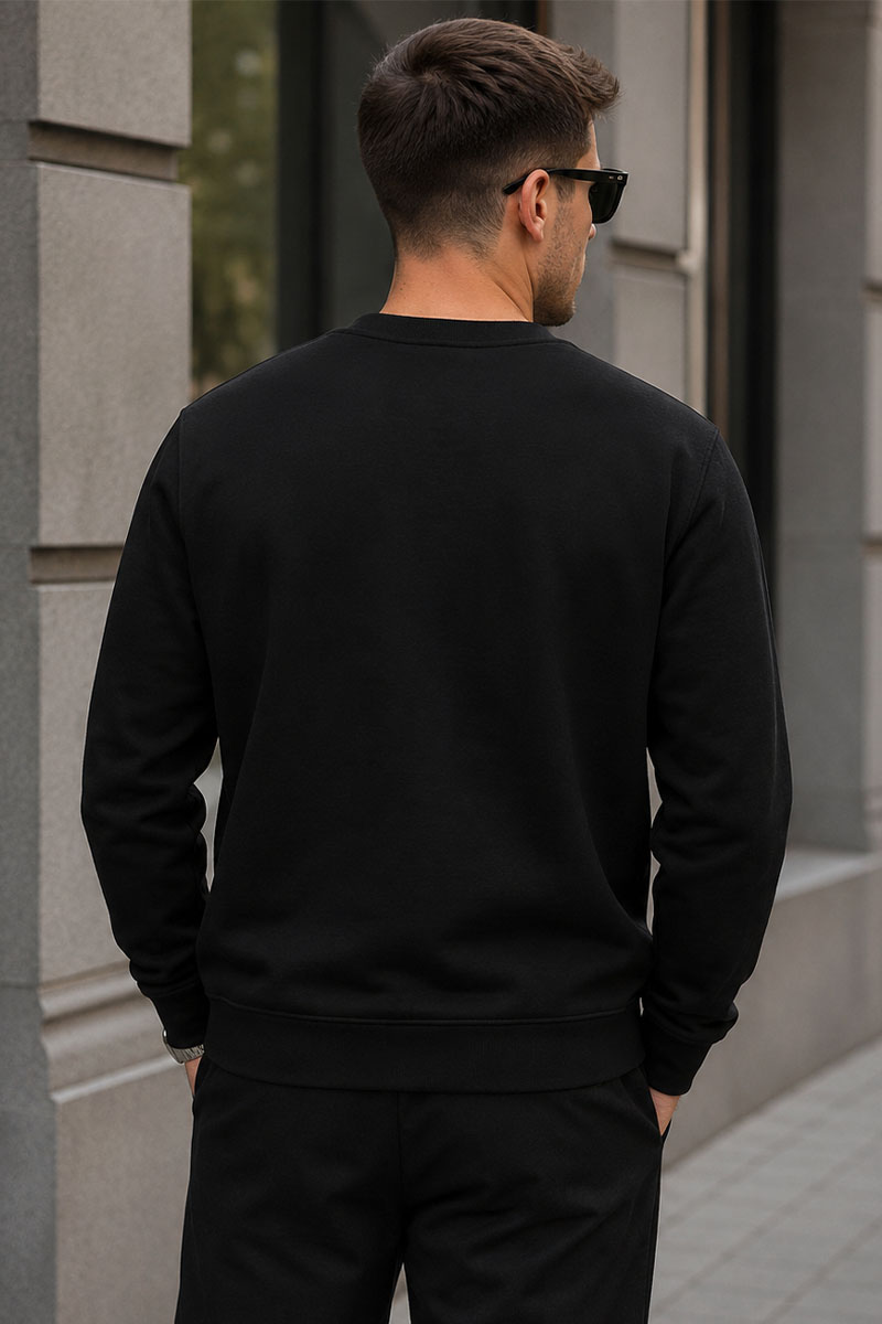 Kenzo Чёрный мужской свитшот Tiger Head embroidered