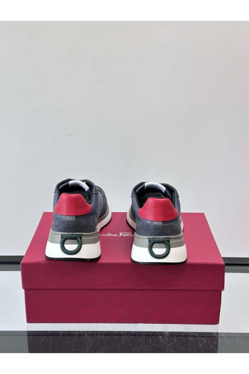 Salvatore Ferragamo Мужские комбинированные кроссовки