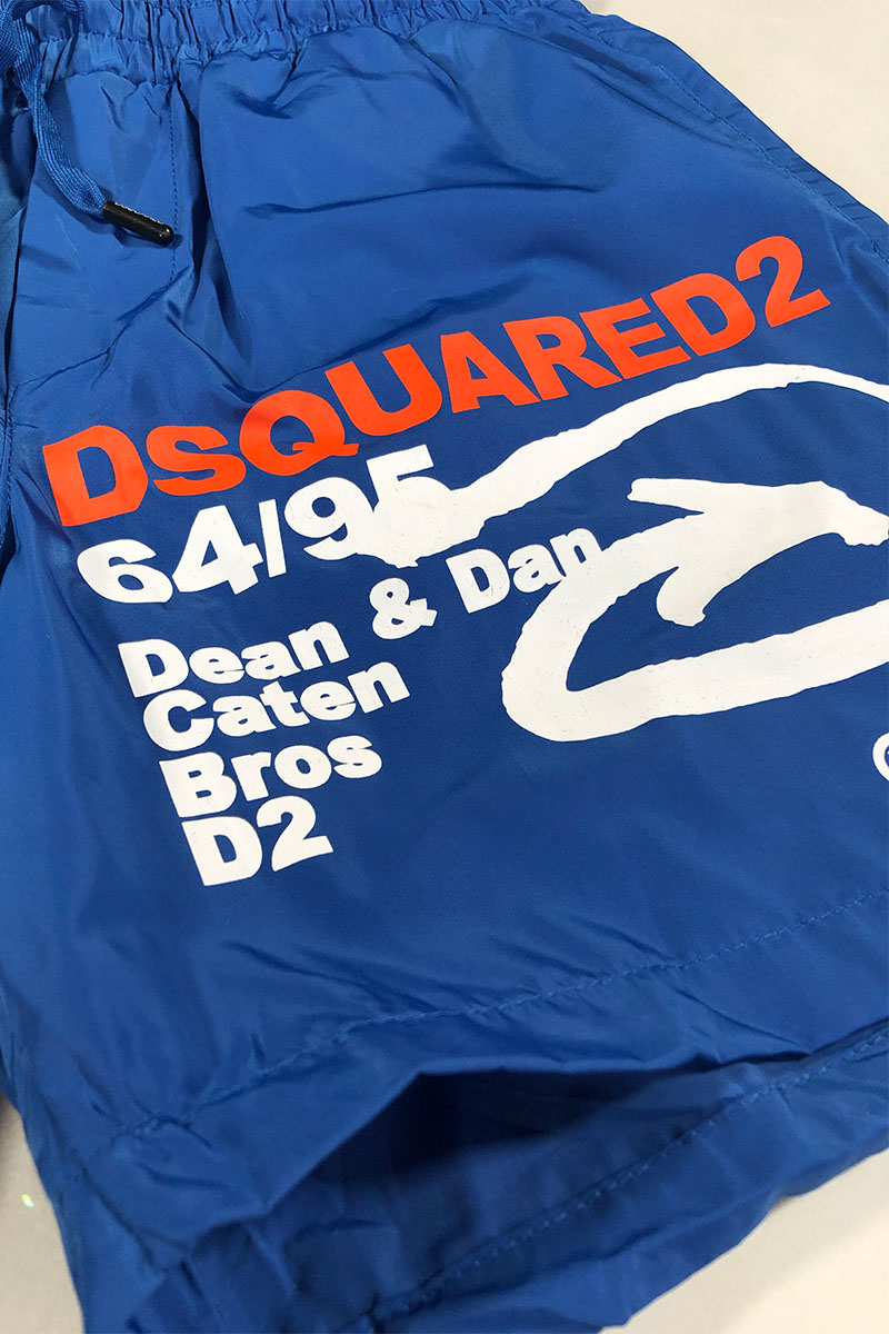 Dsquared2 Мужские плавательные шорты синего цвета