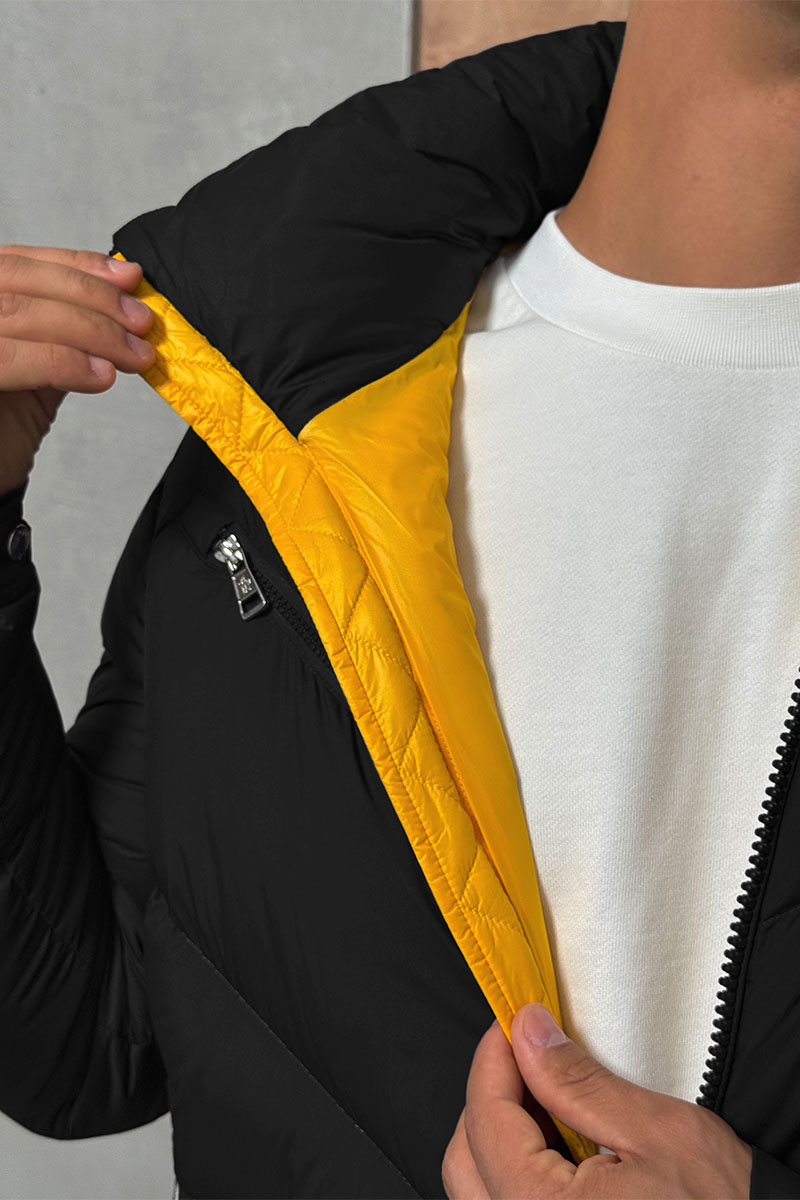 Moncler Мужской чёрный пуховик Katmai