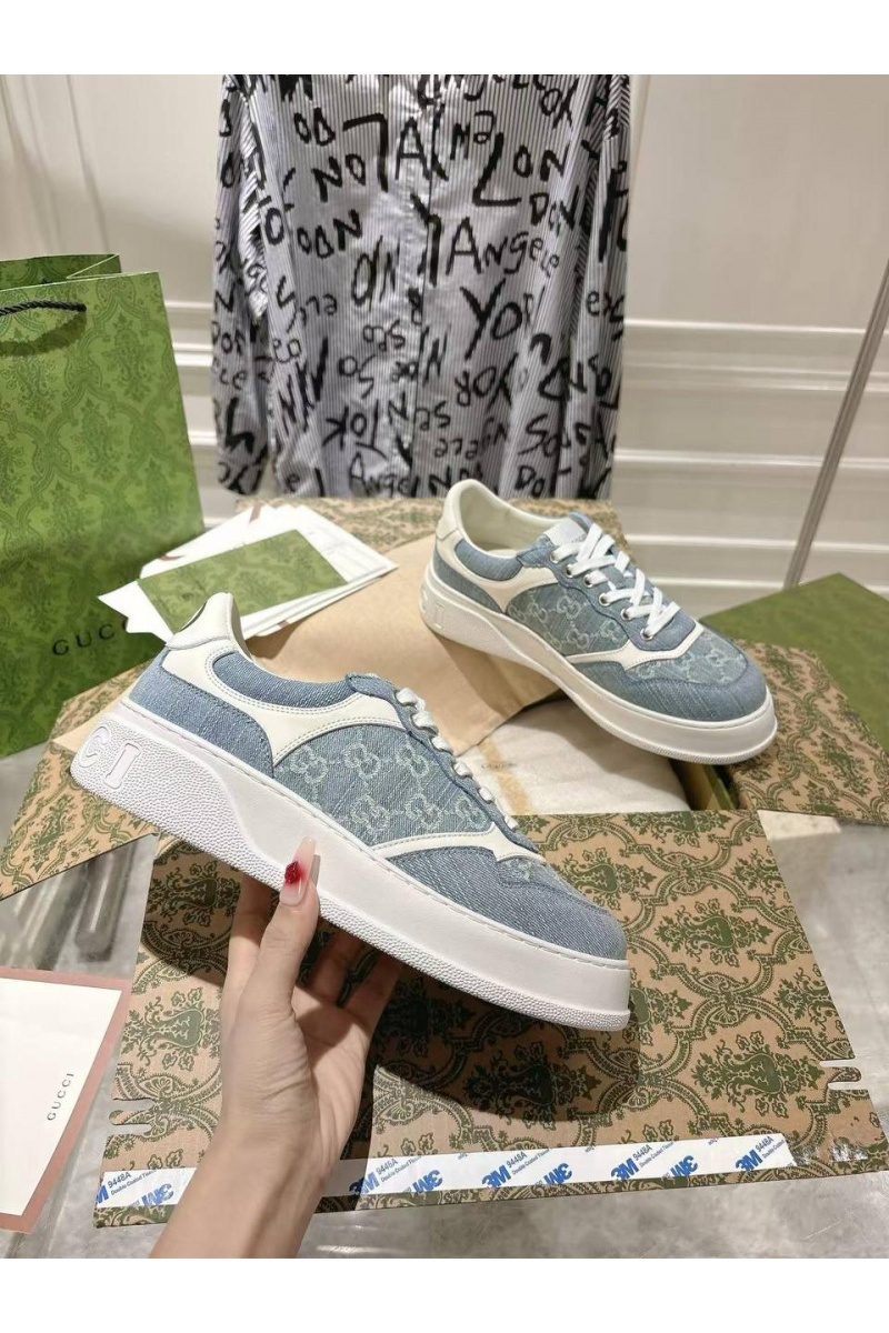 Gucci Женские кроссовки GG Interlocking