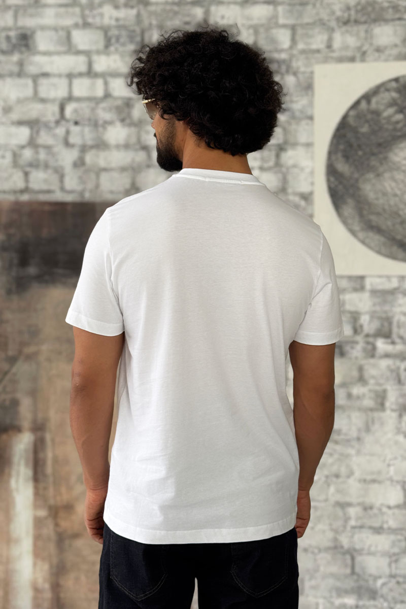 Calvin Klein Футболка белого цвета embroidered-logo