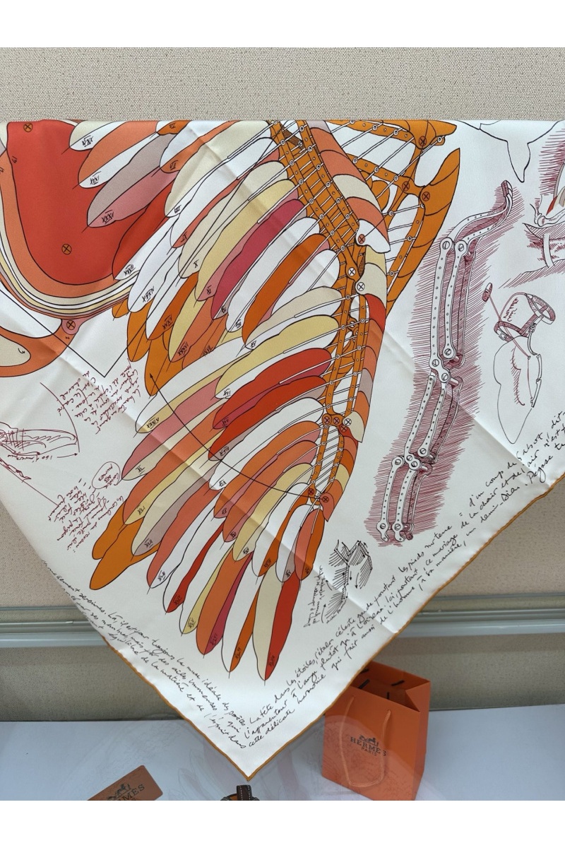 Hermes Платок  Harnais Le Pegase premium 87x88 см