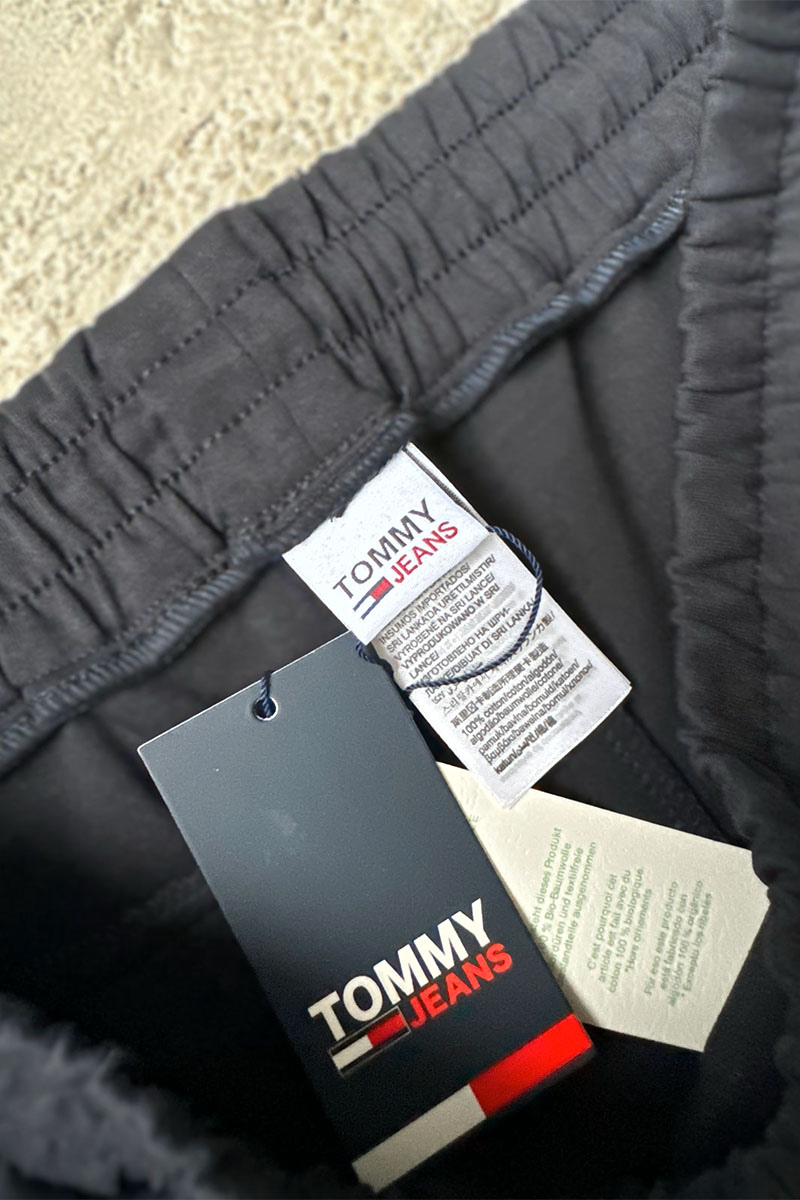 Tommy Hilfiger Спортивные штаны чёрного цвета logo-embroidered 
