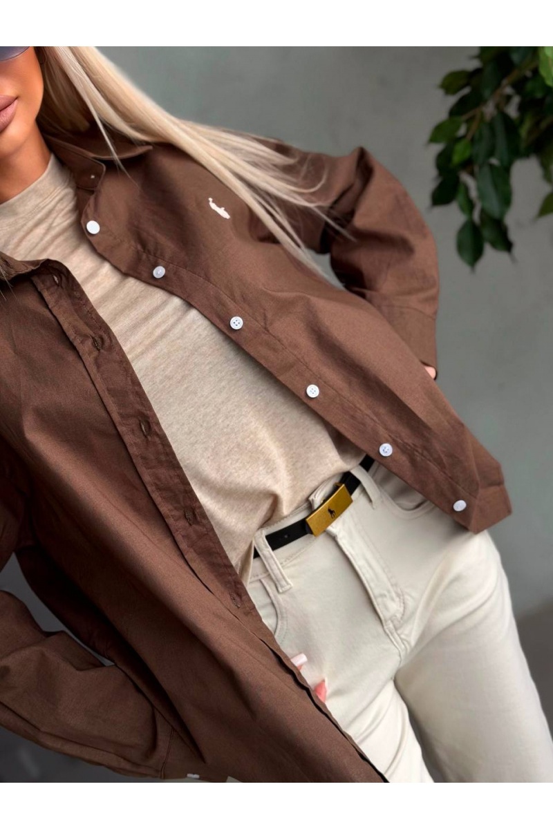 Polo Ralph Lauren Женская льняная рубашка premium