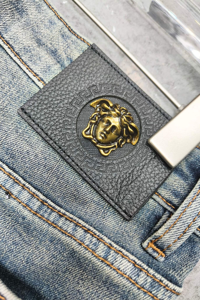 Versace Мужские синие джинсы Premium