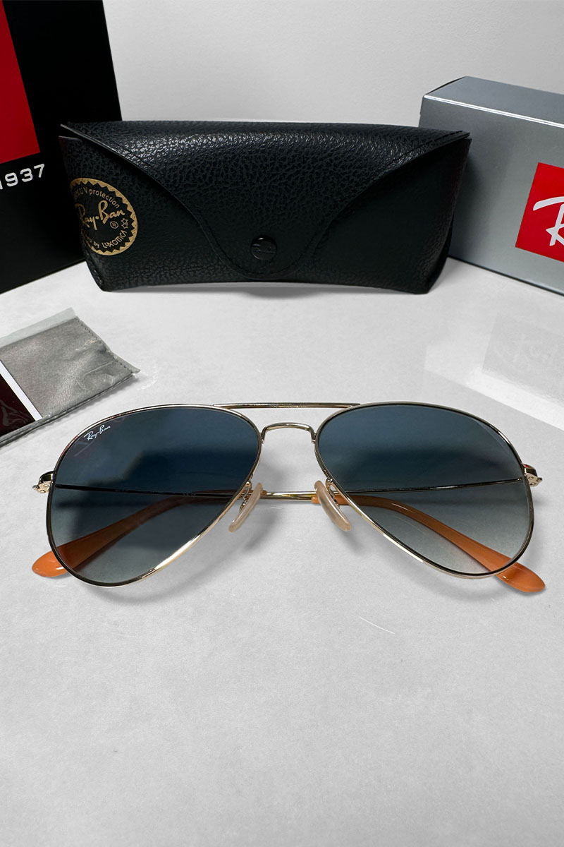 Ray-Ban Солнцезащитные очки Aviator Large Metal - Blue 