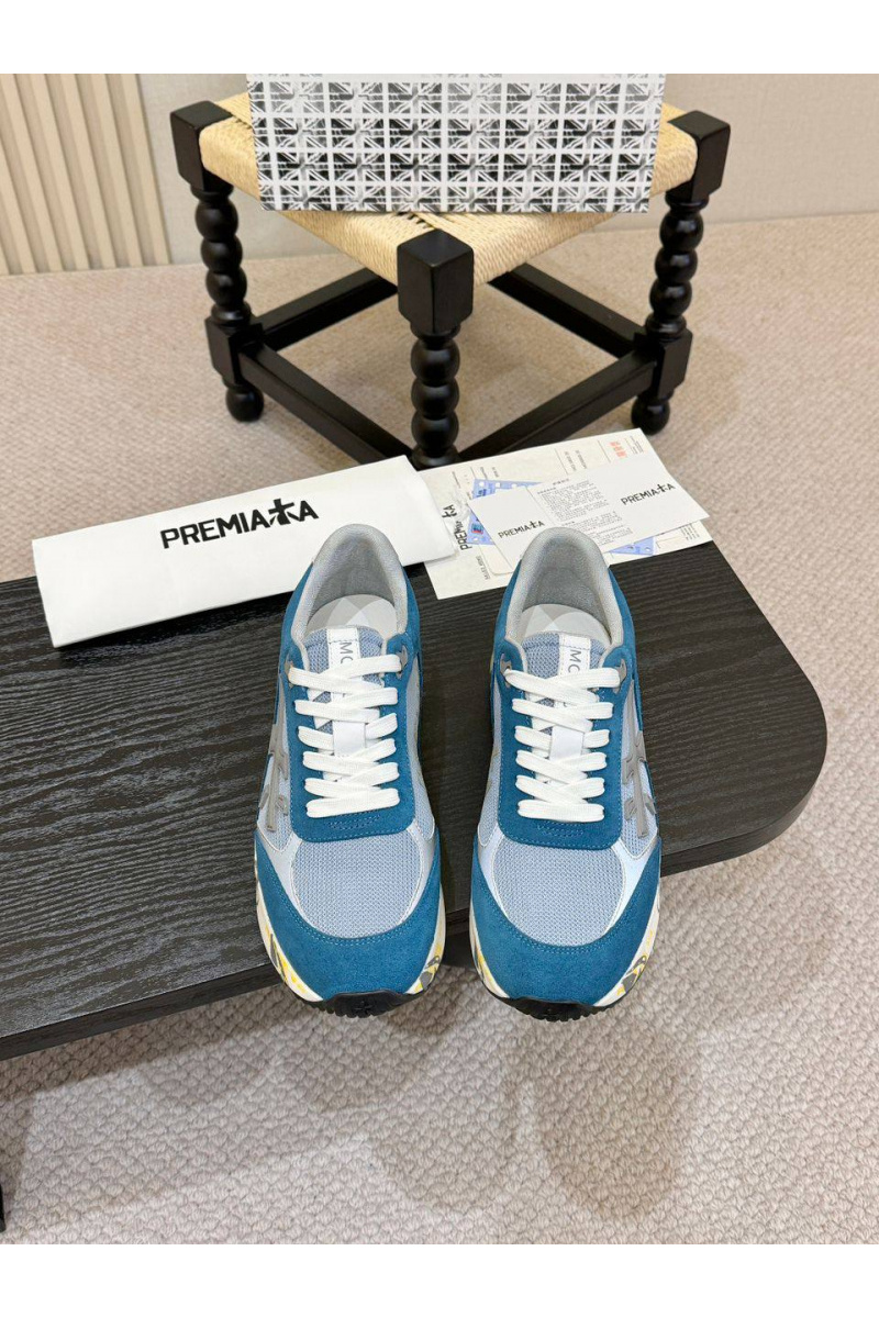 Premiata Мужские кроссовки Moe Run - Blue