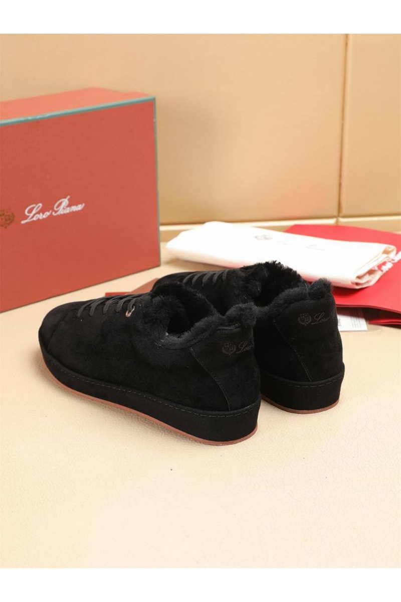 Loro Piana Зимние кроссовки с мехом 