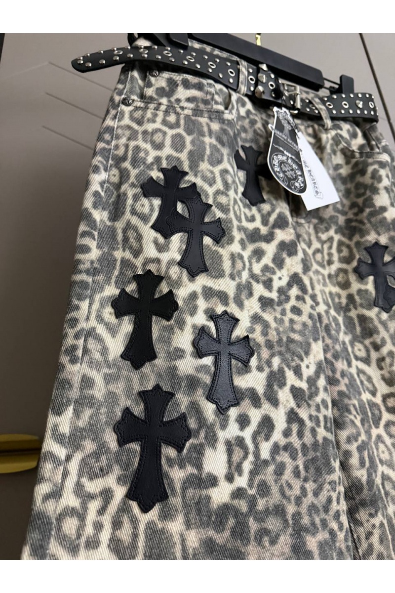Chrome Hearts Женские джинсы Leopard Premium