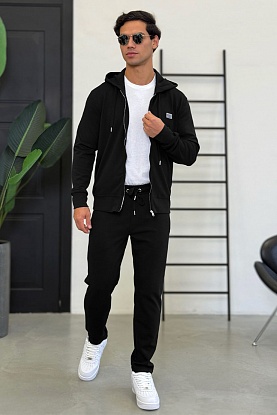 Спортивный костюм logo plaque - Black