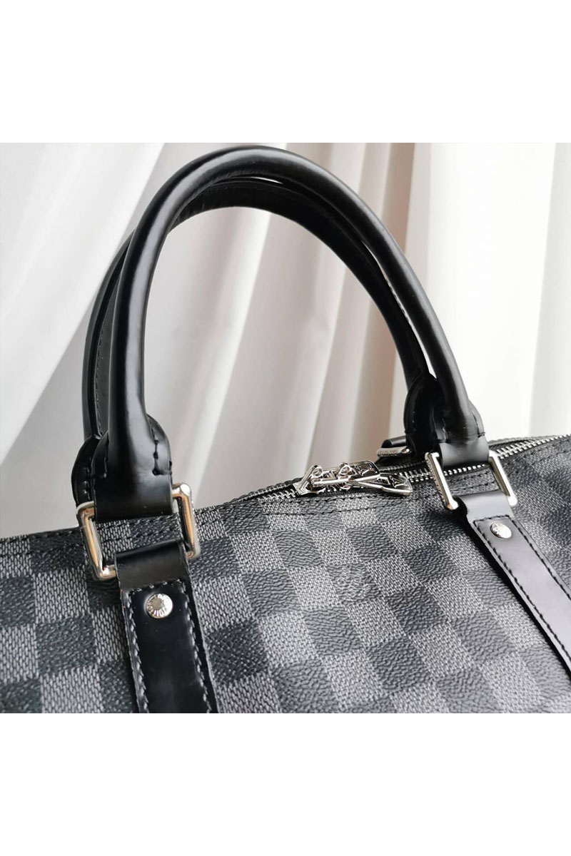 Lоuis Vuittоn Дорожная сумка Keepall Damier Graphite 50x28 см