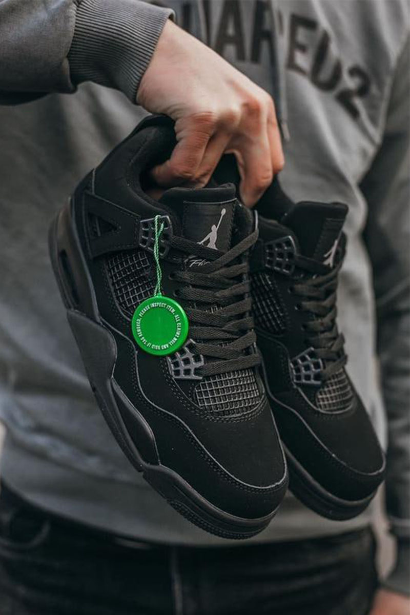 Nike Кроссовки AJ4 Retro "Black Cat" premium