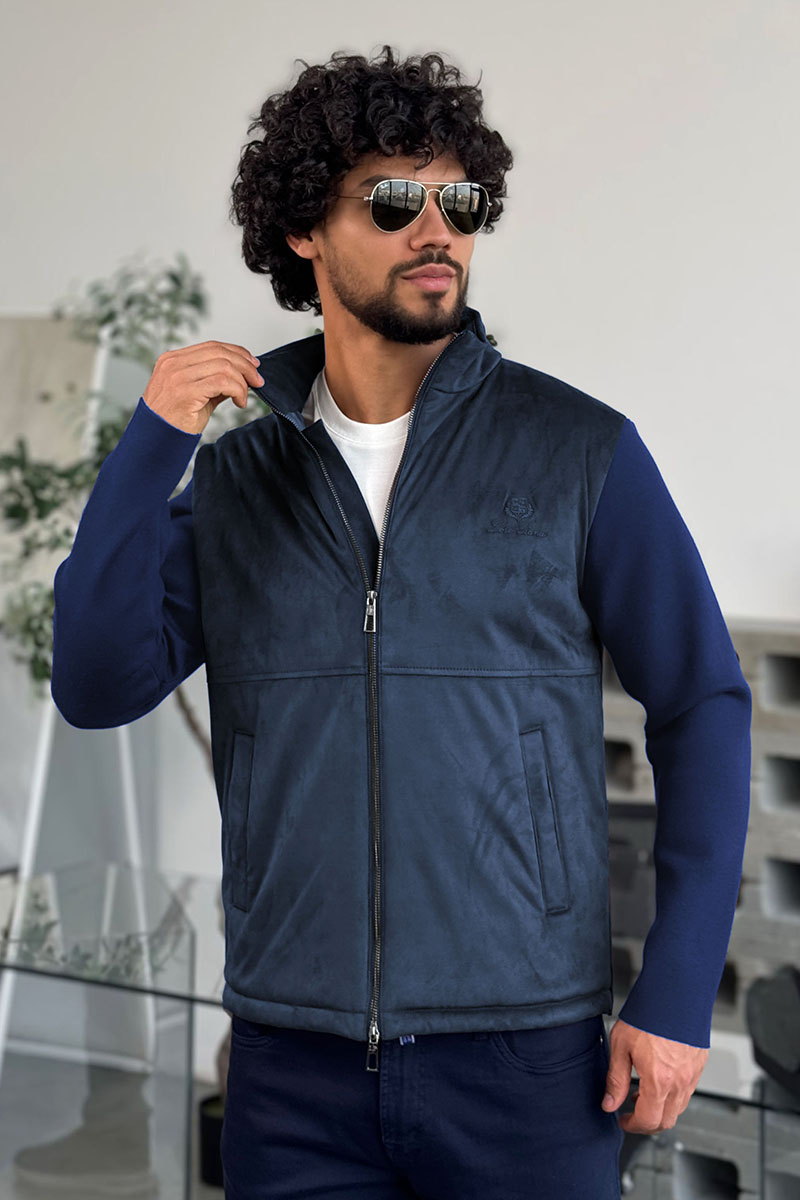 Loro Piana Мужская куртка синего цвета