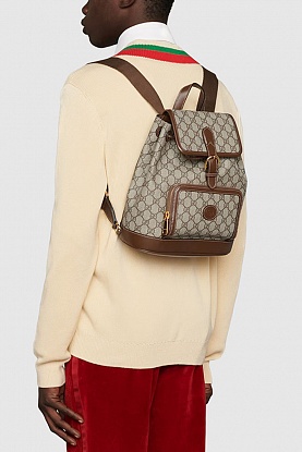 Рюкзак Interlocking G 26.5x30x13 см