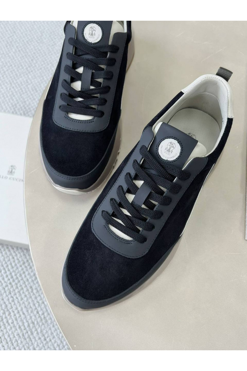 Brunеllо Сuсinеlli Замшевые кроссовки Premium - Black