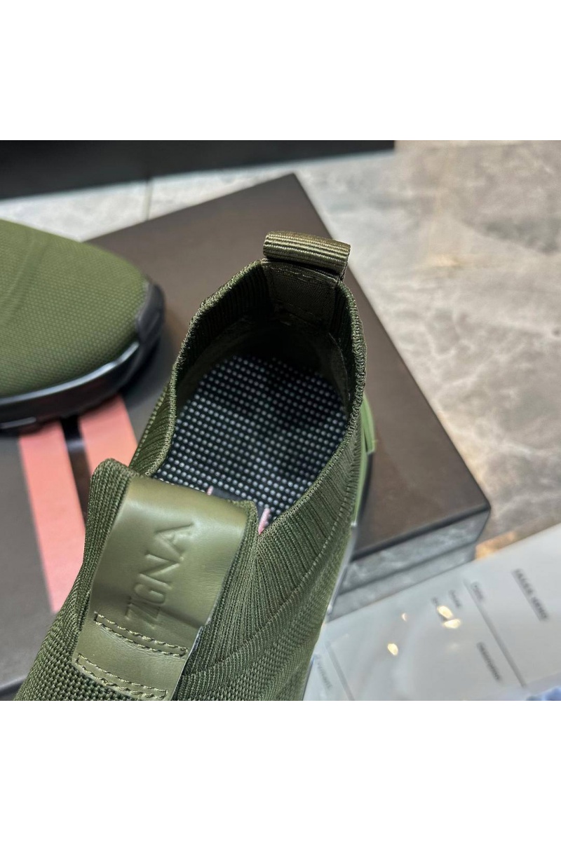 Zegna Мужские текстильные кроссовки 