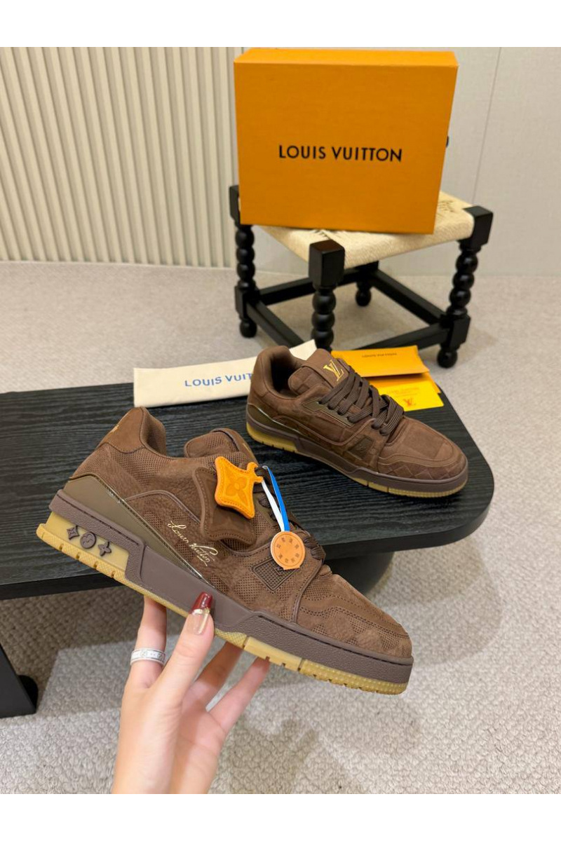 Lоuis Vuittоn Мужские кроссовки Trainer - Brown