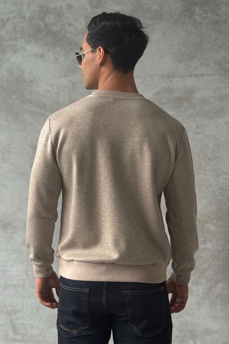 Hermes Мужской свитшот бежевого цвета