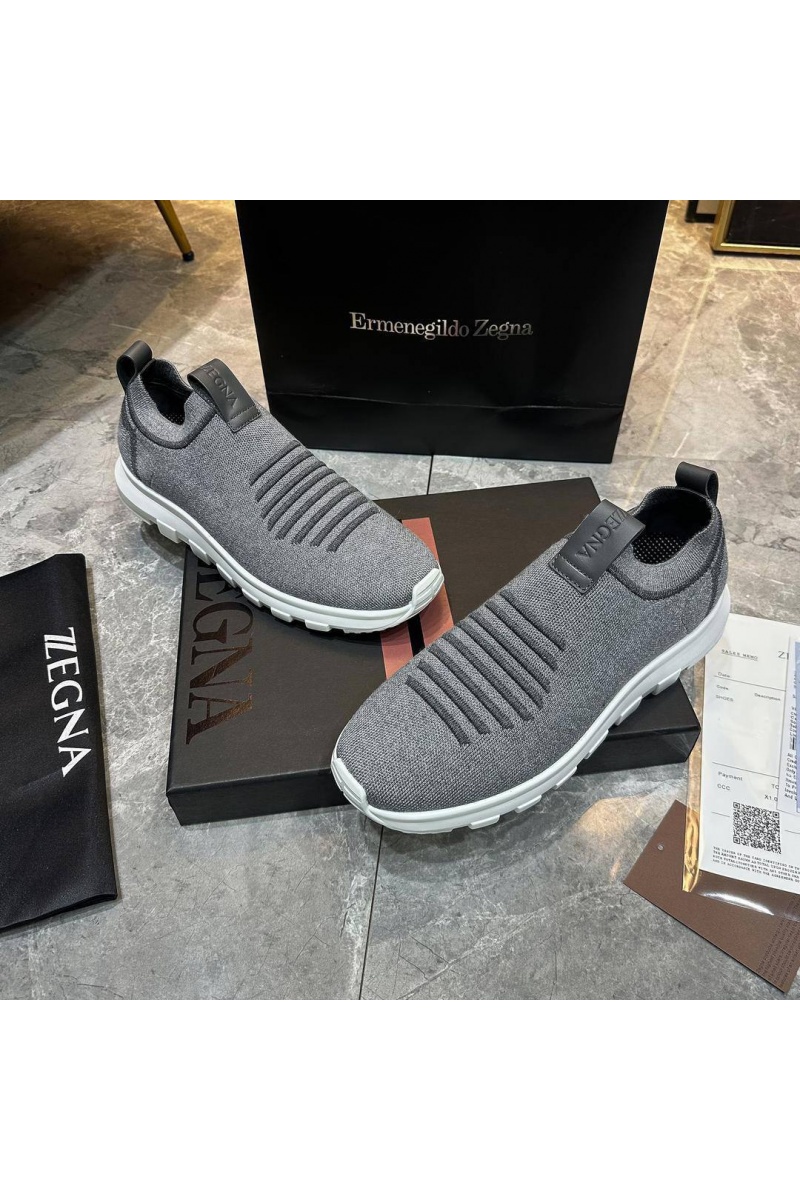 Zegna Мужские текстильные кроссовки