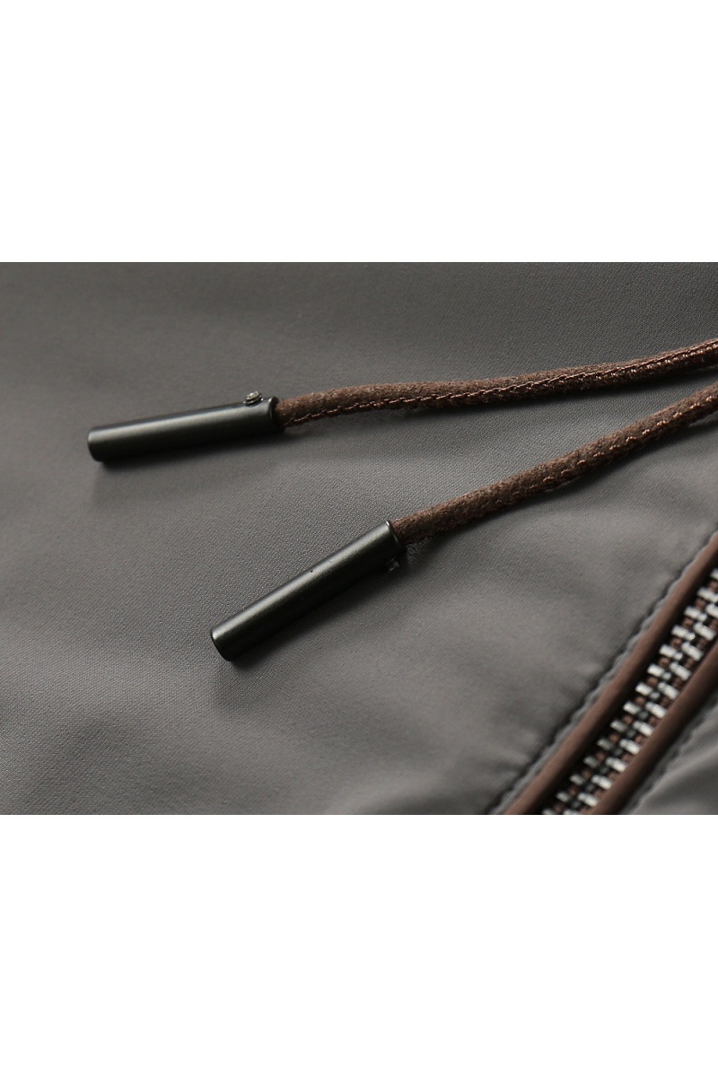 Zegna Ветровка серого цвета premium