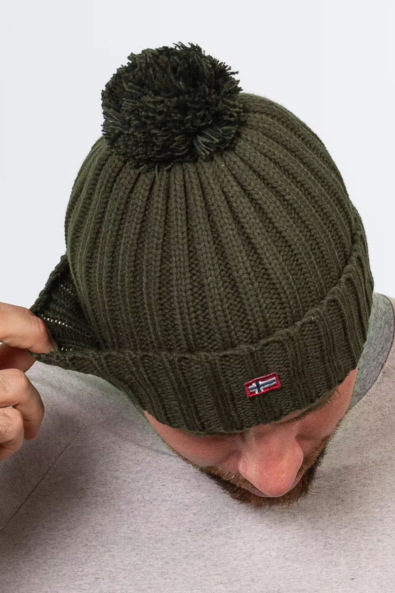 Napapijri Шапка цвета хаки Semiury 