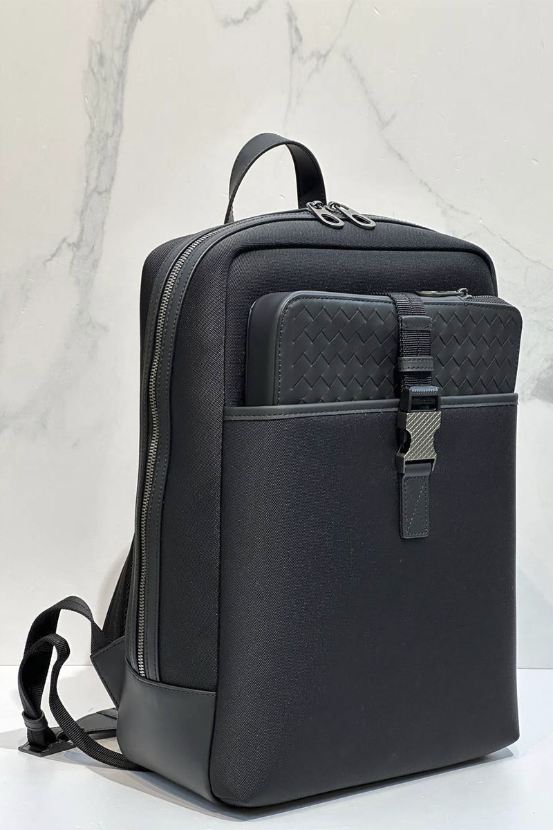 Bottega Veneta Черный рюкзак premium 36x25x15 см