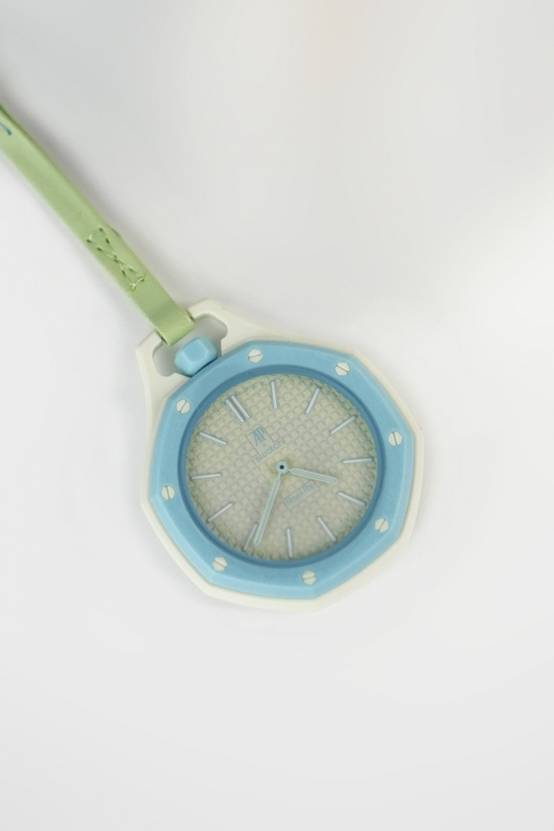 Designer Clothing Часы Audemars Piguet × Swatch Royal Pop Blaue Acht premium 