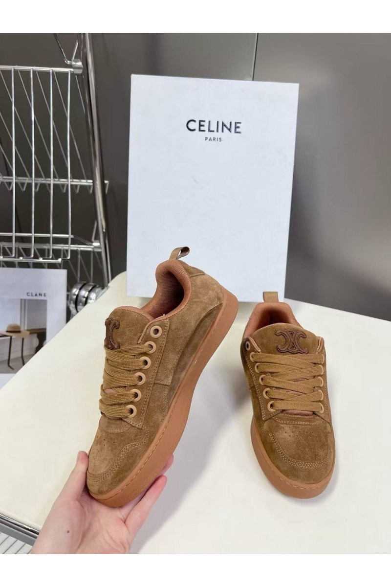 Celine Женские кроссовки Huntington - Brown
