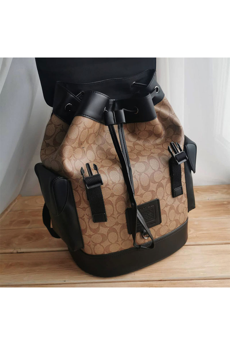 Coach Кожаный рюкзак Coach Rivington 40x30 см