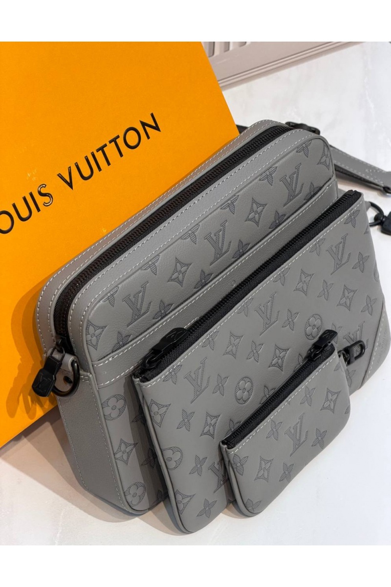 Lоuis Vuittоn Кожаная сумка Trio premium 25x18.5x7 см