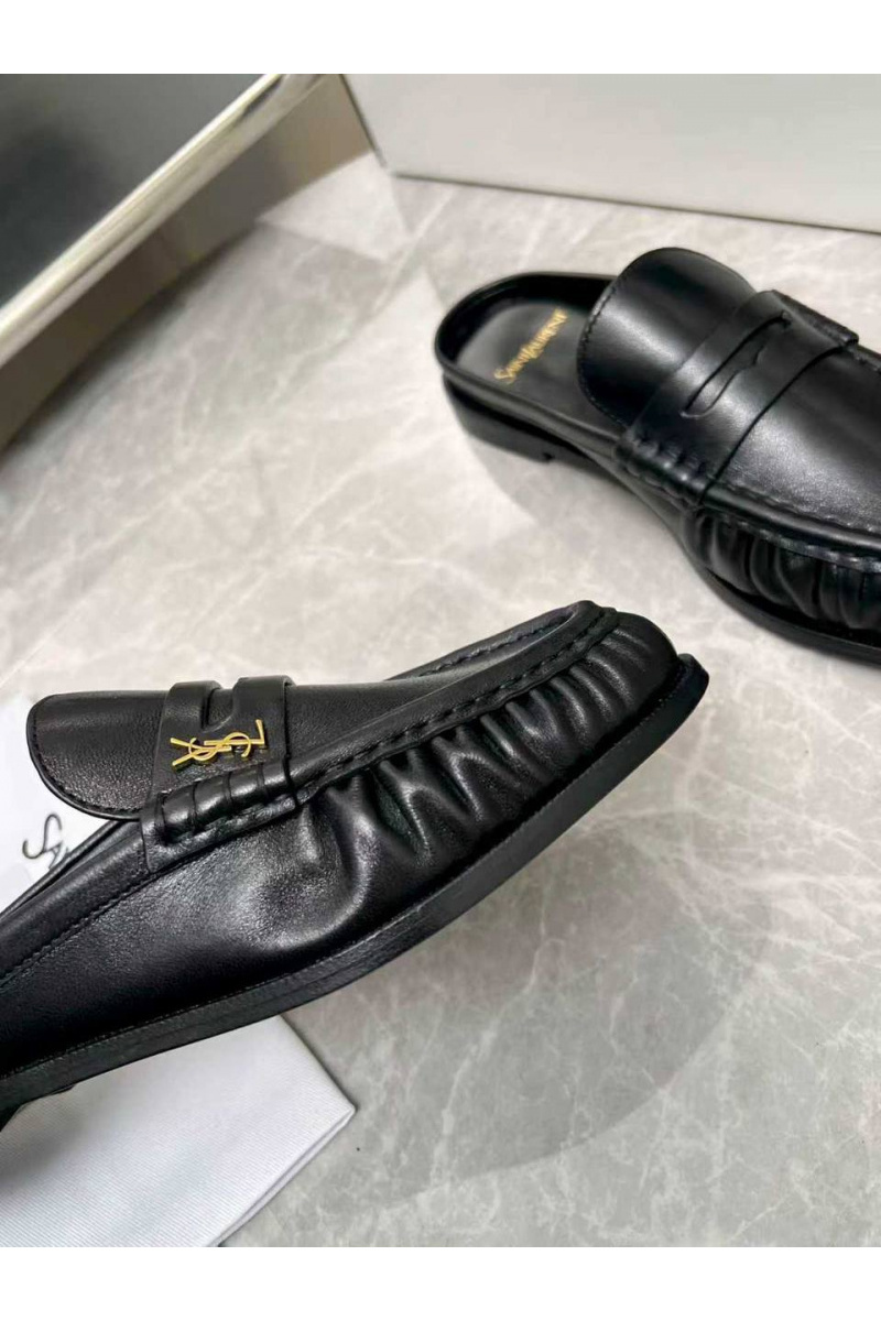 Yves Saint Laurent Женские кожаные мюли premium