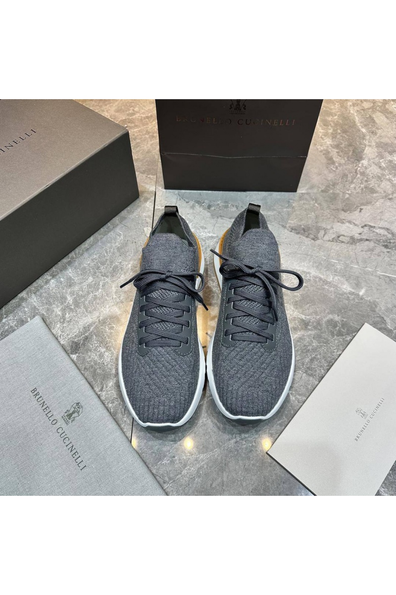 Brunеllо Сuсinеlli Мужские кроссовки knitted - Grey