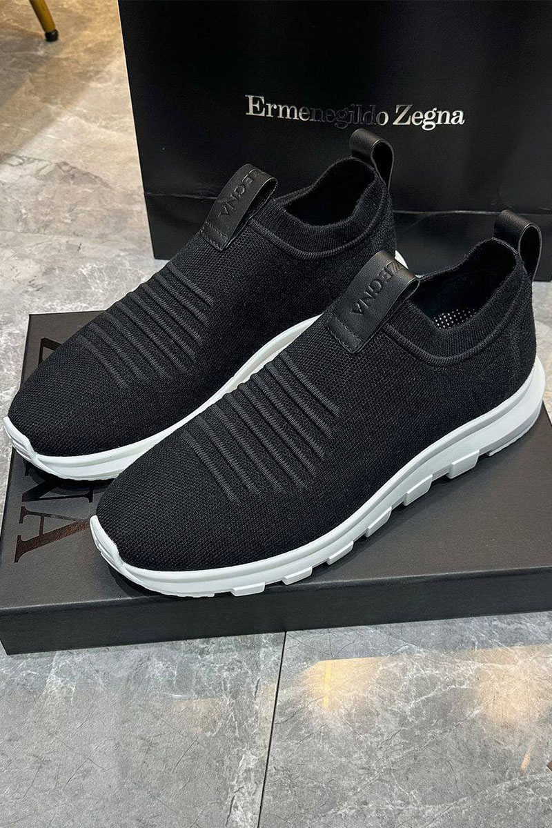 Zegna Мужские текстильные кроссовки