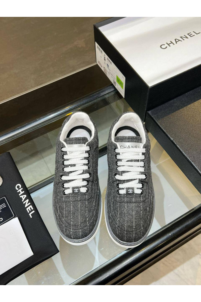Chаnеl Женские кроссовки Tweed premium