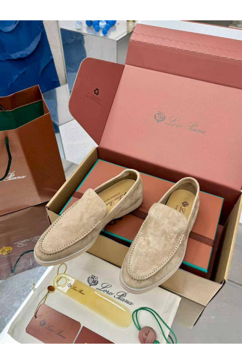 Loro Piana Женские заишевые лоферы Summer Walk premium
