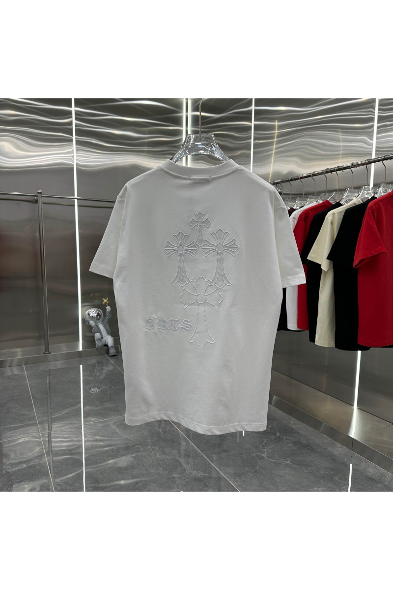 Chrome Hearts Белая оверсайз футболка Premium