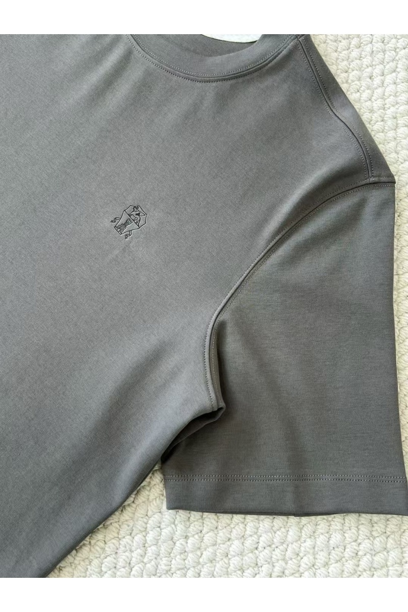 Brunеllо Сuсinеlli Мужская серая футболка premium