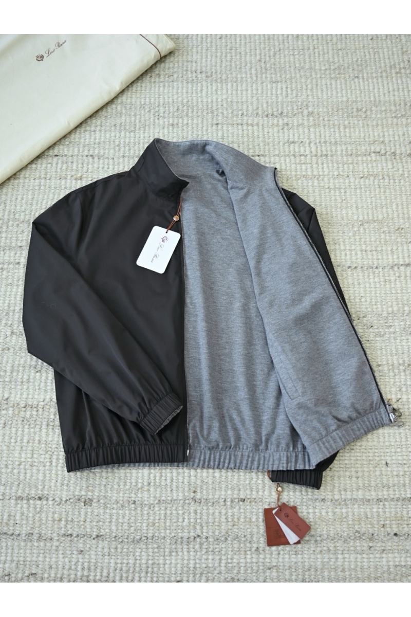 Loro Piana Двусторонняя ветровка premium - Brown Green