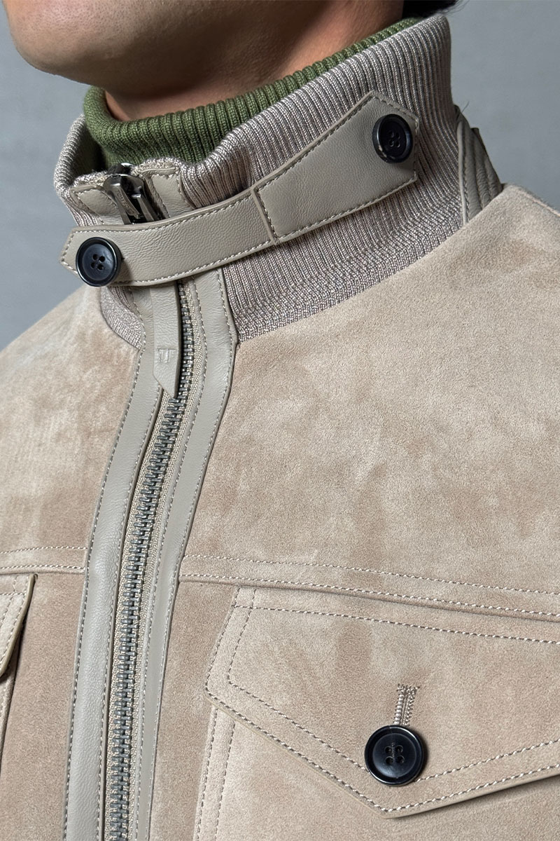 Tom Ford Мужская кожаная куртка premium