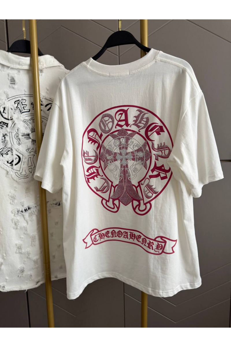 Chrome Hearts Женская оверсайз футболка premium