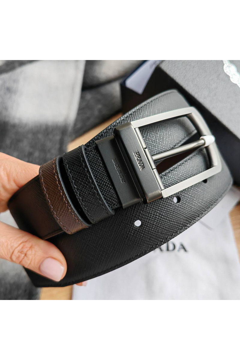 Prada Двусторонний кожаный ремень (ширина 4 см)