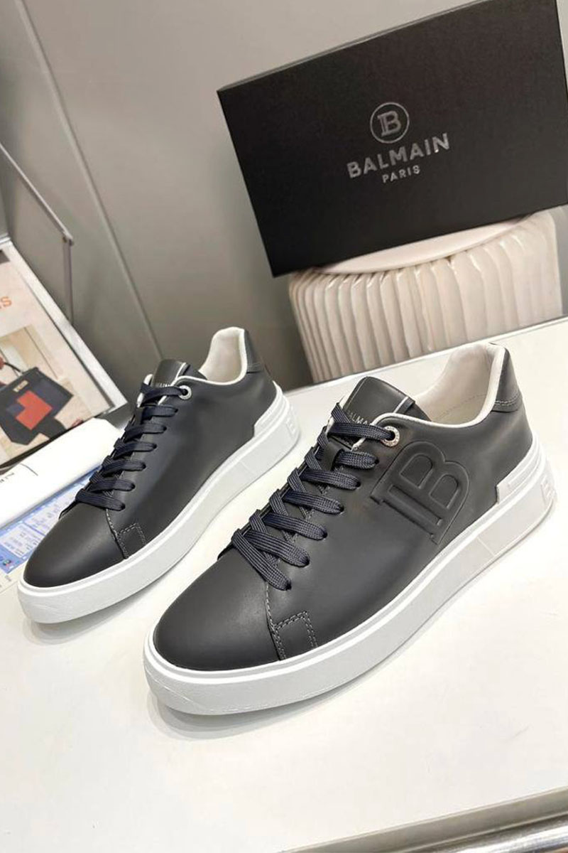 Balmain Мужские кожаные кроссовки B-Court