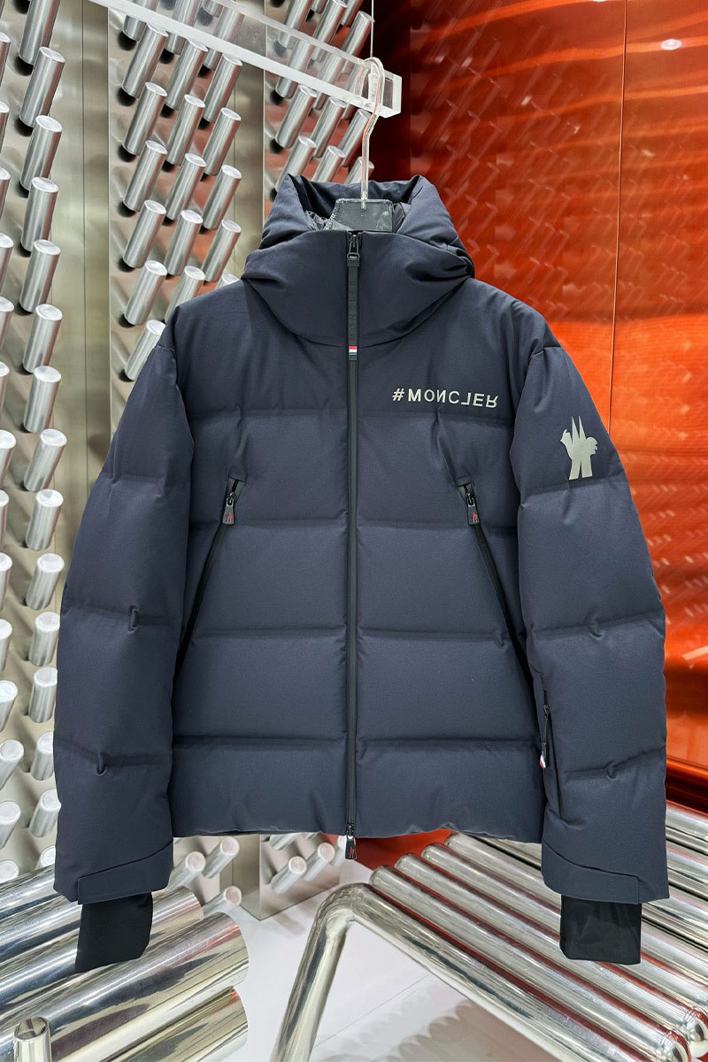Moncler Мужской пуховик Grenoble Fellberg - Navy